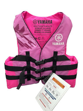 Yamaha Adult Women's Pink USCG 2X Life Jacket/PFD XXL MAW-23V3B-PK-2X New